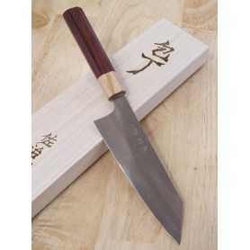 Cuchillo japonés bunka - TAKESHI SAJI - Acero VG-10 Damasco - Color - Tamaño: 16,5cm