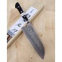 Cuchillo santoku japonés - TERUYASU FUJIWARA - Maboroshi - Tamaño: 18cm