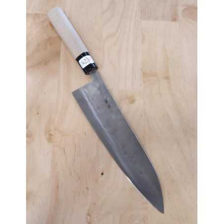 Cuchillo gyuto japonés - TERUYASU FUJIWARA - Nashiji- Tamaño: 18/21cm