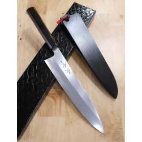 Cuchillo Japonés Chef Wagyuto - KAGEKYO - Serie Urushi Kuroro - Blue Steel No.1 - Tam: 24/27cm