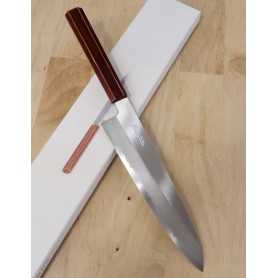 Cuchillo Japonés Gyuto - HADO - Serie Kijiro - Ginsan - Tamaño:24cm