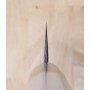 Cuchillo japonés Santoku - SUISIN - Serie negra de Kenji Togashi - Shirogami2 - Tamaño:18cm