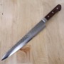 Cuchillo Japonés Sujihiki Slicer - MIURA KNIVES - Serie Mahogany Damascus - Tam: 24cm