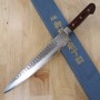 Cuchillo Japonés Sujihiki Slicer - MIURA KNIVES - Serie Mahogany Damascus - Tam: 24cm
