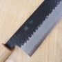 Cuchillo Japonés Nakiri - MIURA - Aogami Super - Black Finish - Tam: 17cm