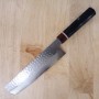 Cuchillo Japonés Nakiri - MIURA KNIVES - Serie Aka Tsuchime VG10 - Tam: 18cm