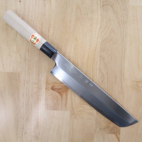 Cuchillo Japonés Honekiri Hamokiri - SAKAI KIKUMORI - Serie Tokusei - White Steel No.2 - Tam: 27cm