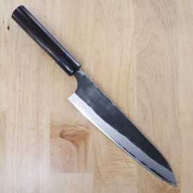 Cuchillo de Chef Japonés Gyuto - ANRYU - Acero Blanco Serie Damasco - Tamaño: 21cm