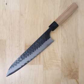 Cuchillo Japonés Gyuto - Masakage- Azul Super - Kurouchi - Serie Koishi - Tamaño:21cm