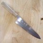 Cuchillo de cocinero japonés gyuto - MIURA - Serie Itadaki - Yoshikazu Tanaka - acero blanco 2 -shinogi - Tamaño:21/24cm