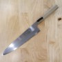 Cuchillo de cocinero japonés gyuto - MIURA - Serie Itadaki - Yoshikazu Tanaka - acero blanco 2 -shinogi - Tamaño:21/24cm