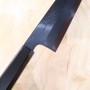 Cuchillo de Chef Japonés Wagyuto - KAGEKIYO - Serie Urushi Kuroro - Acero Azul Carbono Negro Damasco No.1 - Tamaño: 21/24cm