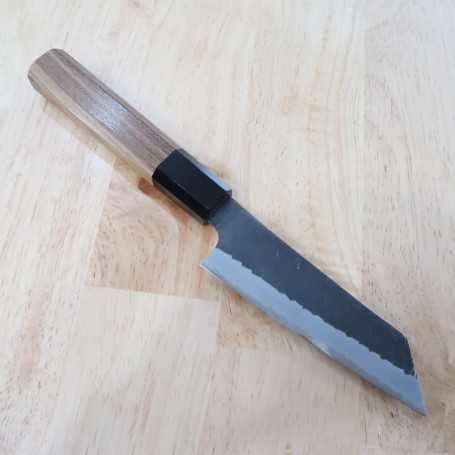 Cuchillo santoku pequeño japonés - NIGARA - Kurouchi Tsuchime - SG2 - Tamaño: 12cm