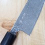 Cuchillo Santoku Japonés - YOSHIMI KATO - Serie Damasco Níquel - Tamaño: 16,5cm