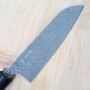 Cuchillo Santoku Japonés - YOSHIMI KATO - Serie Damasco Níquel - Tamaño: 16,5cm