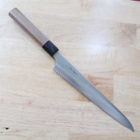 景清KAGEKIYO ステンレス パン切り ウォルナット八角柄