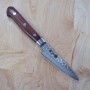 Cuchillo Japonés Paring - MIURA KNIVES - Serie Mahogany Damascus - Tam: 8cm