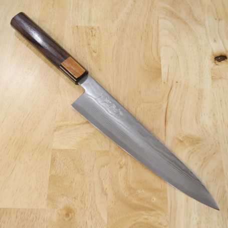 Cuchillo Japonés Wagyuto - Miura - Acero inoxidable Damasco Ginsan - Serie Damasco Ginsan - Tamaño: 21cm