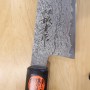 Cuchillo santoku japonés SHIGEKI TANAKA Spg2 damasco - Tamaño:16,5mm