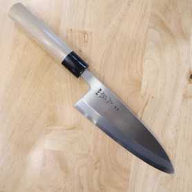 Cuchillo japonés deba MASAMOTO SOHONTEN Carbono acero blanco honkasumi Tamaño:15/16.5/18/19.5/21cm