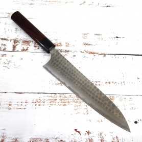 Cuchillo de Chef Japonés Gyuto - ANRYU - Serie Aogami Tsuchime - Tamaño: 21cm