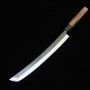 Cuchillo japonés sakimaru sujihiki MIURA Carbono azul 1 Black finished Tamaño:30cm