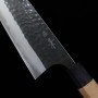 Cuchillo japonés nakiri - MASAKAGE- Super Azul - Kurouchi - Serie Koishi - Tamaño:16.5cm