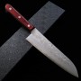 Cuchillo santoku japonés MIURA Ginsan inoxidable Tamaño:18cm