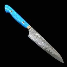 Cuchillo petty - NIGARA - Anmon SG2 damasco -mango personalizado- Tamaño: 15cm