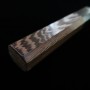 Cuchillo japonés honesuki - NIGARA - Acero inoxidable SG2 - Kurouchi tsuchime - Mango de madera Wenge - Tamaño:17cm