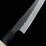 Cuchillo japonés sujibiki MIURA Aogami super nashiji Tamaño:24cm
