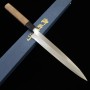 Cuchillo japonés Yanagiba MIURA inoxidable ginsan Tamaño:21/24/27/30cm