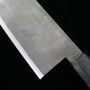 Cuchillo Japonés Nakiri Artesanal - TAKEDA HAMONO - Super Blue Steel - Tam: 17cm