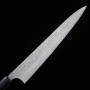 Cuchillo Japonés Sujihiki Slicer - YOSHIMI KATO - Serie Níquel Damasco - Medidas: 27cm