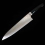 Cuchillo japonés de chef gyuto - TAKESHI SAJI - Acero Azul No.2 Damasco - Coloreado - Serie Fuji Urushi Makie - Tamaño:21/24cm