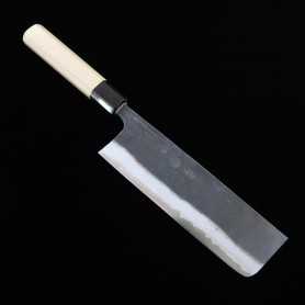 Cuchillo japonés nakiri - SHINDO KYOUHEI - Acero al carbono azul 2 Tamaño:16,5cm