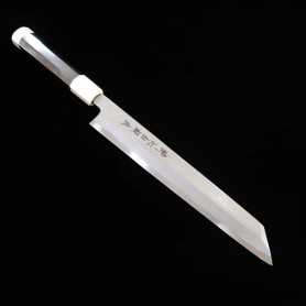 Cuchillo japonés kiritsuke SUISIN Tanryu blanco 1 damasco - Kenji Togashi - Tamaño:27cm
