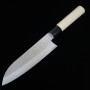 Cuchillo japonés santoku MIURA Acero inoxidable AUS8 damasco Tamaño:16,5cm