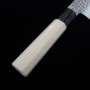 Cuchillo japonés santoku MIURA Acero inoxidable AUS8 damasco Tamaño:16,5cm