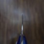 Cuchillo japonés santoku - TAKESHI SAJI - Acero inoxidable VG-10 Damasco - Color -azul acrílico- Tamaño:18cm