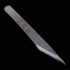 Kiridashi japonés hecho a mano MASUDA Carbono blanco 2 acero negro acabado Tamaño:24/30mm