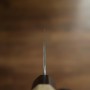Cuchillo japonés Nakiri - SAKAI KIKUMORI - Serie Kikuzuki Nashi - Shirogami 2 - Tamaño:18cm