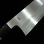 Cuchillo japonés Nakiri - SAKAI KIKUMORI - Serie Kikuzuki Kasumi - Shirogami 2 - Tamaños: 18cm