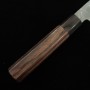 Cuchillo japonés santoku - MIURA - Aogami Super - palisandro - Tamaño: 16.5cm