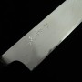 Cuchillo japonés Gyuto - NIGARA - damasco - Aogami 2 - mango de madera de ébano - Tamaño:21cm