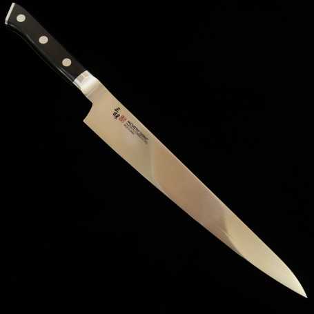 Cuchillo Japonés Sujihiki Slicer - ZANMAI - Serie Classic Damascus Black - Tam: 24 / 27cm