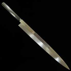 Cuchillo japonés Yanagi SUISIN Acero blanco 2 Mizu honyaki - Yoshikazu Ikeda Tamaño:33cm