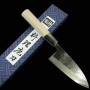 Cuchillo japonés Ajikiri - SUISIN - Serie negra de Kenji Togashi - Tamaño:12cm