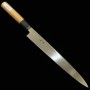 Cuchillo japonés Yanagiba para zurdos - SUISIN - Acero Ginsan - Tamaño: 27cm