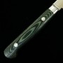 Cuchillo Japonés - SUISIN - Suecia Inox - Micarta Verde Premium - Tamaño: 15cm